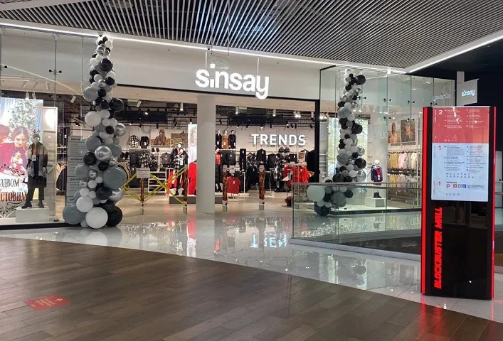 Sinsay clothing stores in Ukraine, Moldova, built by KBS, photo 3 of 15