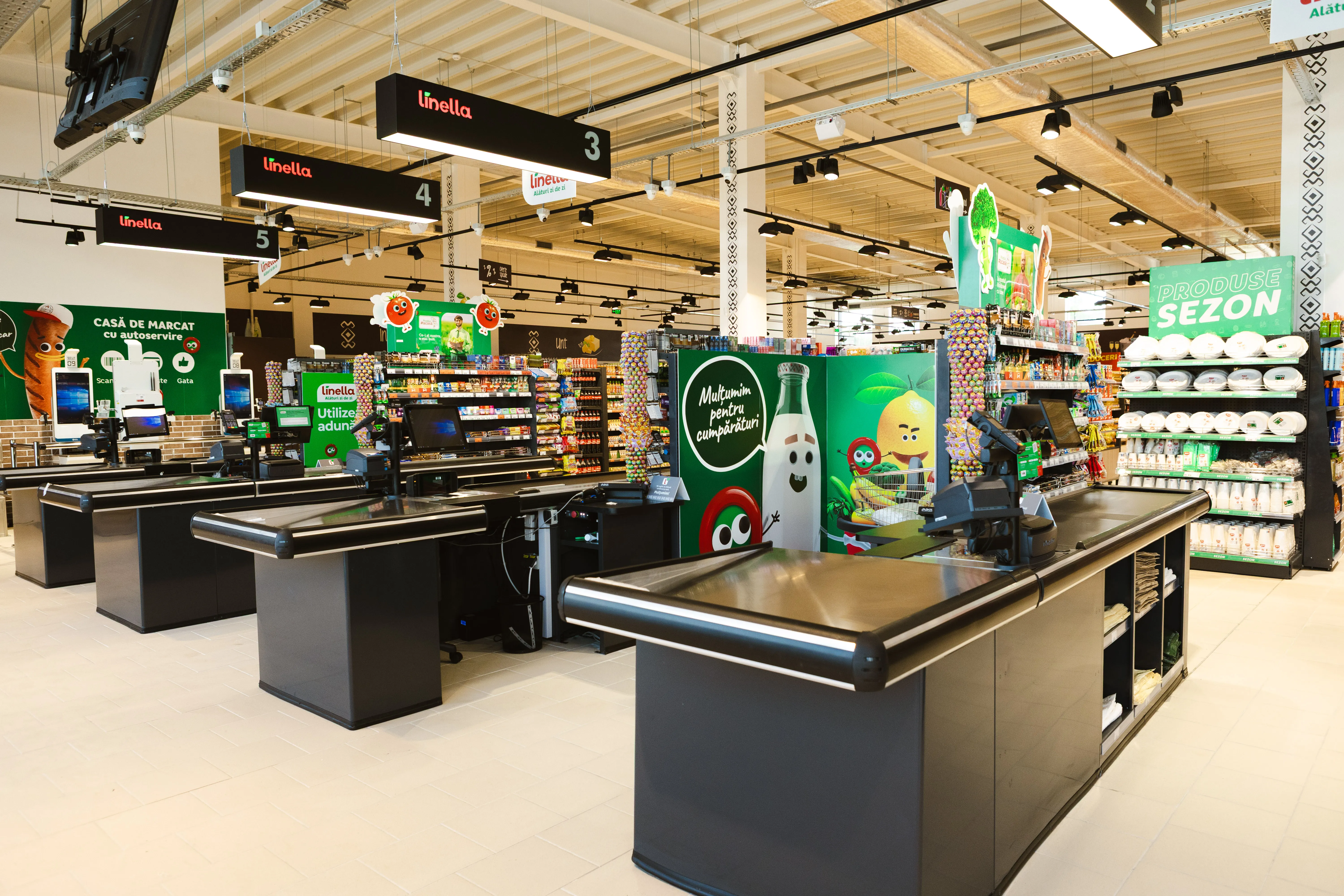 Linella supermarket in Chișinău, Moldova, built by KBS, photo 5 of 5