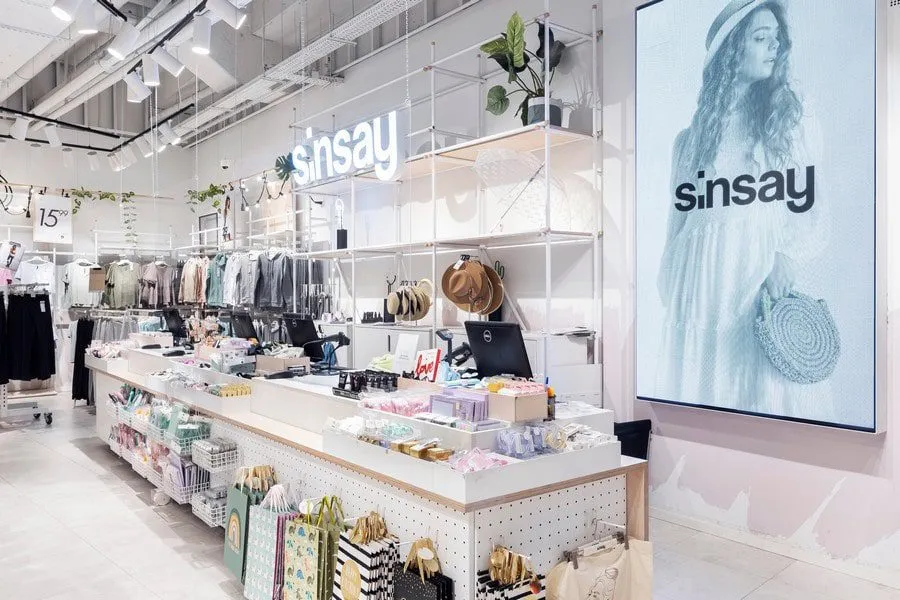 Sinsay clothing stores in Ukraine, Moldova, built by KBS, photo 9 of 15